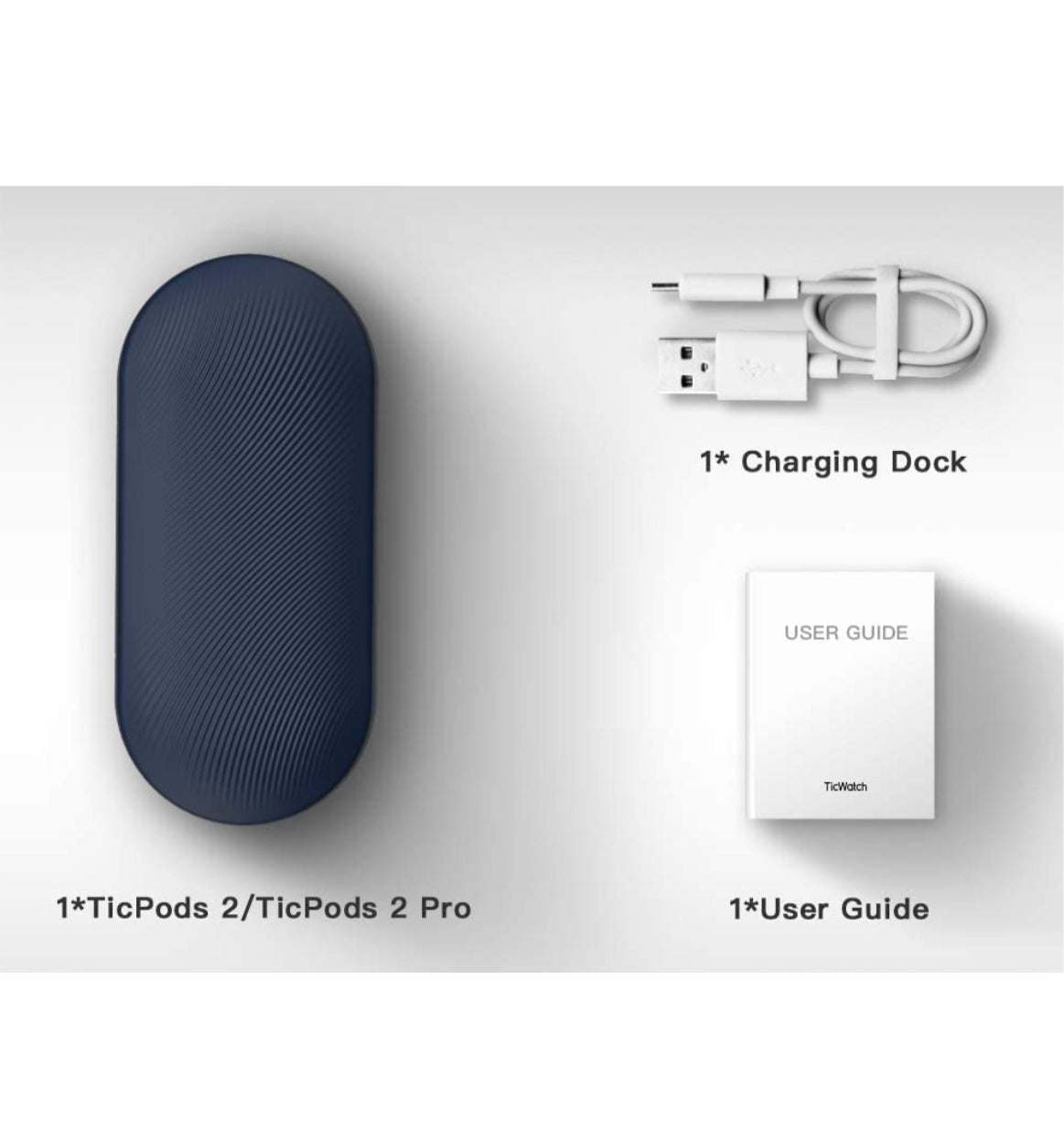 Ticwatch Ticpods 2 Wireless Earbuds Ice White product image 5