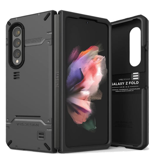 Poetic Samsung Galaxy Z Fold 3 5G Premium Rugged Hard Drop Case Black product image 1