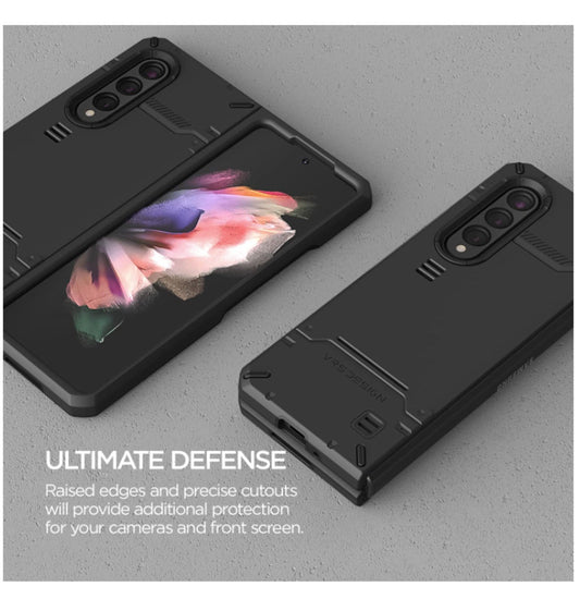 Poetic Samsung Galaxy Z Fold 3 5G Premium Rugged Hard Drop Case Black product image 2