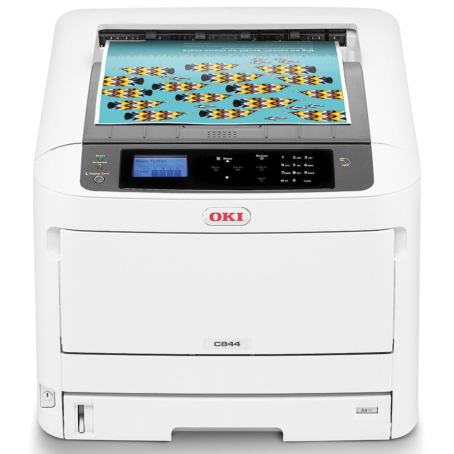 OKI C844dnw A3 Colour Laser Printer (47074304) image 1