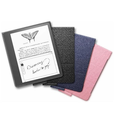Fintie Amazon Kindle Scribe 10.2" (2024) Premium Fabric Folio Cover With Magnetic Attach & Pen Holder Black product image 7