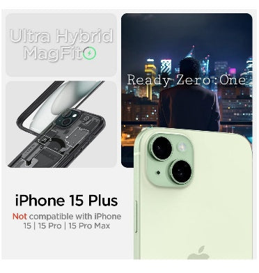Spigen iPhone 15 Plus Premium Ultra Hybrid Magfit Case Zero One product image 2