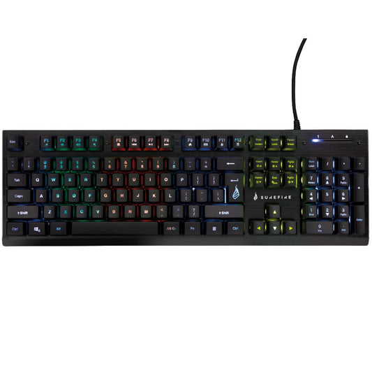 SureFire Kingpin X2 Multimedia Metal RGB Gaming Keyboard (48707) image 1