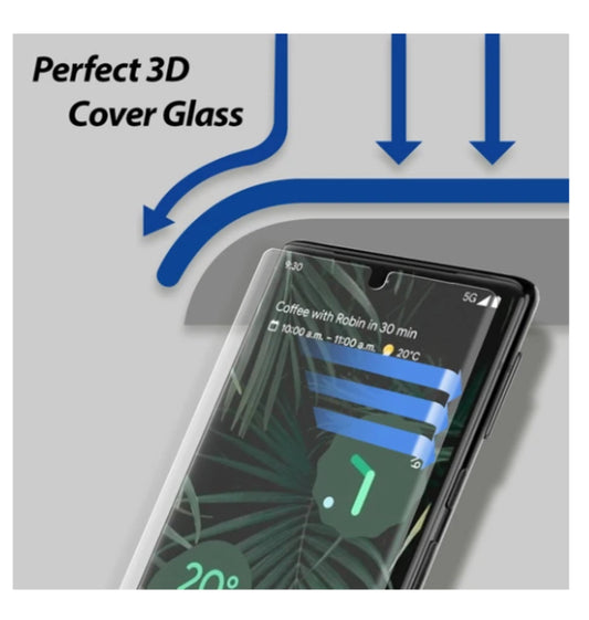 Whitestone Google Pixel 6 Pro Tempered Glass Screen Protector With Camera Film Protector 2pk product image 2