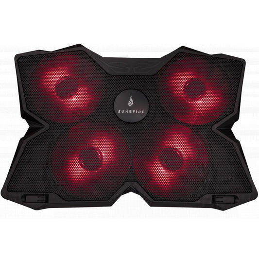 SureFire Bora Gaming Laptop Cooling Pad – Red image 1