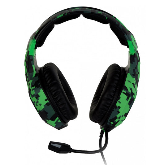 SureFire Skirmish Wired Gaming Headset – Green Camouflage image 1