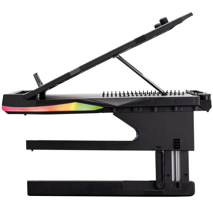 SureFire Portus X2 Multifunction RGB Gaming Laptop Stand (48843) — side view