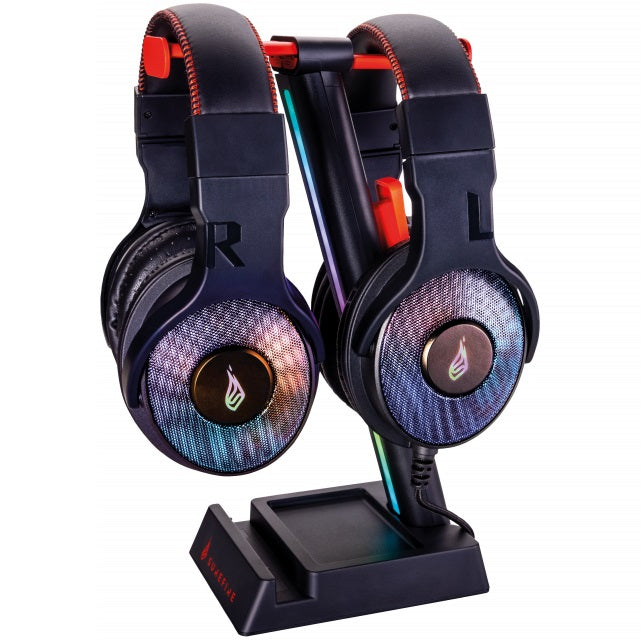 SureFire Vinson N1 Dual Balance RGB Gaming Headset Stand – Black image 3