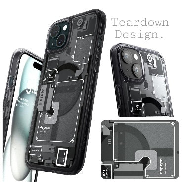 Spigen iPhone 15 Plus Premium Ultra Hybrid Magfit Case Zero One product image 4