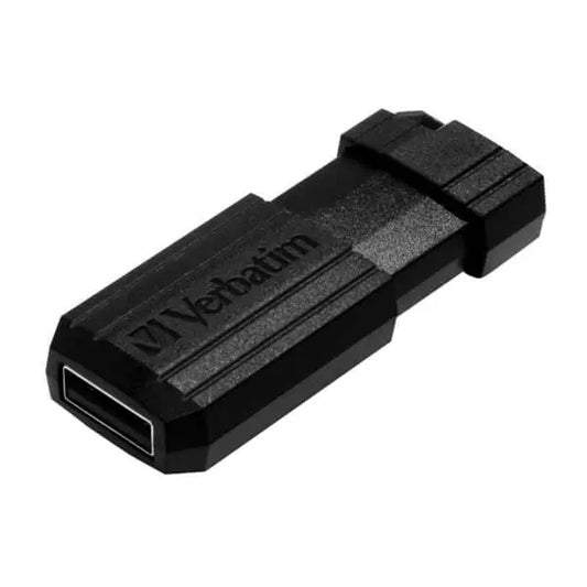 Verbatim 64GB Pinstripe USB – Black (49065) image 1