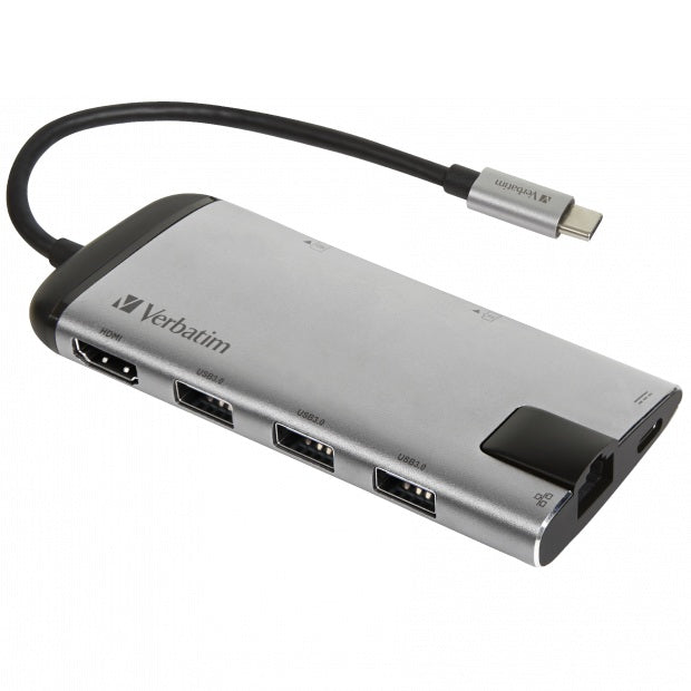 Verbatim USB-C Multiport Hub with SD Card Reader (49142)