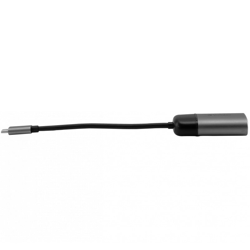 Verbatim USB-C to VGA Adapter (49145) — side view