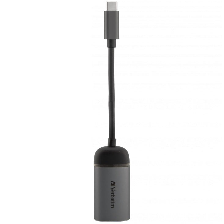 Verbatim USB-C to Gigabit Ethernet Adapter (49146) — side view