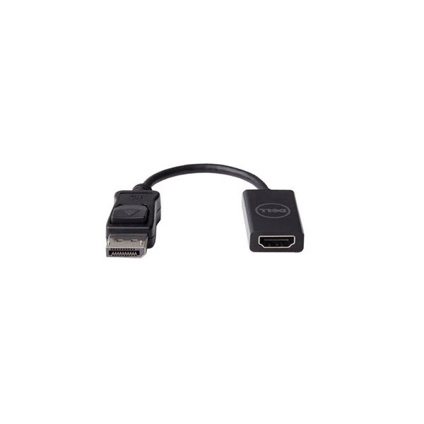 Dell DisplayPort to HDMI 2.0 4K Adapter (492-BBXU) — front view