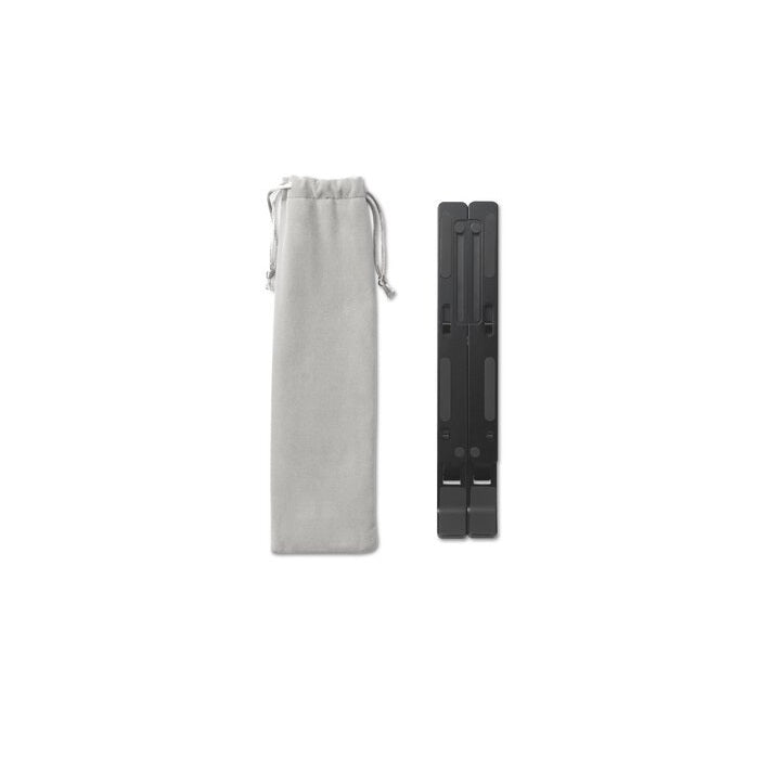 Kensington Collapsible Aluminum Laptop Riser (K50406WW) — side view