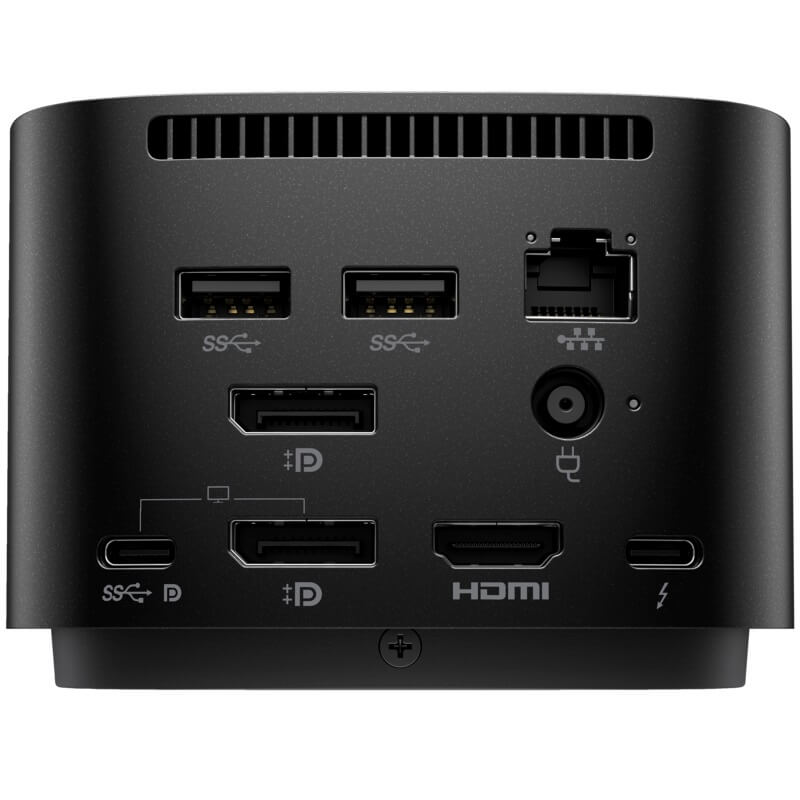HP Thunderbolt Dock 120W G4 (4J0A2AA) — side view