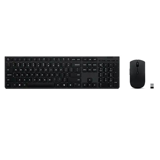 Lenovo Professional Wireless Rechargeable Keyboard and Mouse Combo – US (4X31R64316) image 1