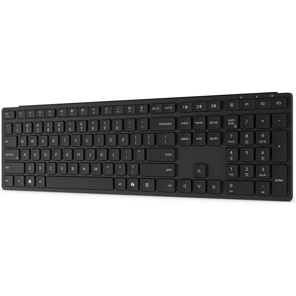 Lenovo Wireless Multi-Mode Pro Keyboard 6000 – US English (4Y41S04659) — side view
