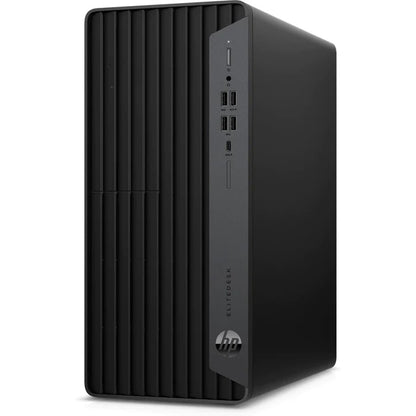 HP EliteDesk 800 Tower G6 Desktop PC – Core i7-10700 / 16GB RAM / 512GB SSD / Win 10 Pro (4H669EA) — side view