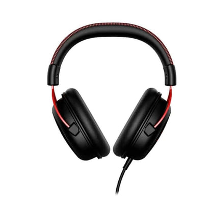 HyperX Cloud II Black & Red Gaming Headset (4P5M0AA) — front view