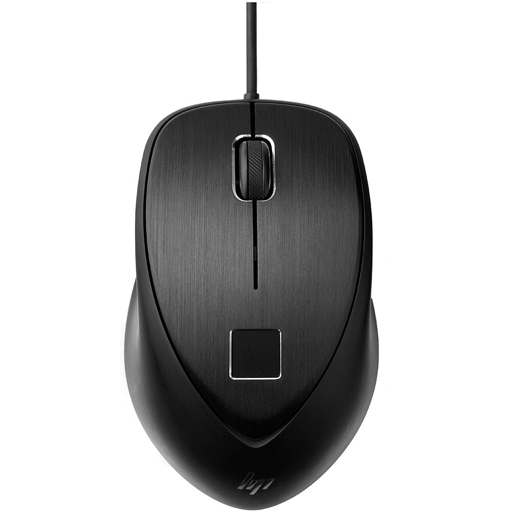HP USB Fingerprint Mouse (4TS44AA) — front view