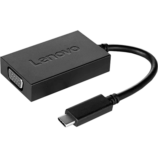 Lenovo USB-C to VGA Adapter with Power Pass-through (4X90K86568) image 1