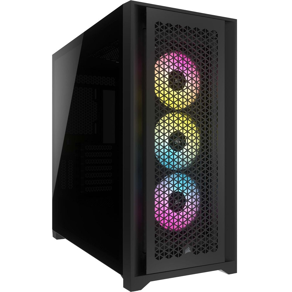 Corsair iCUE 5000D RGB AIRFLOW Mid-Tower Case – Black (CC-9011242-WW) image 1