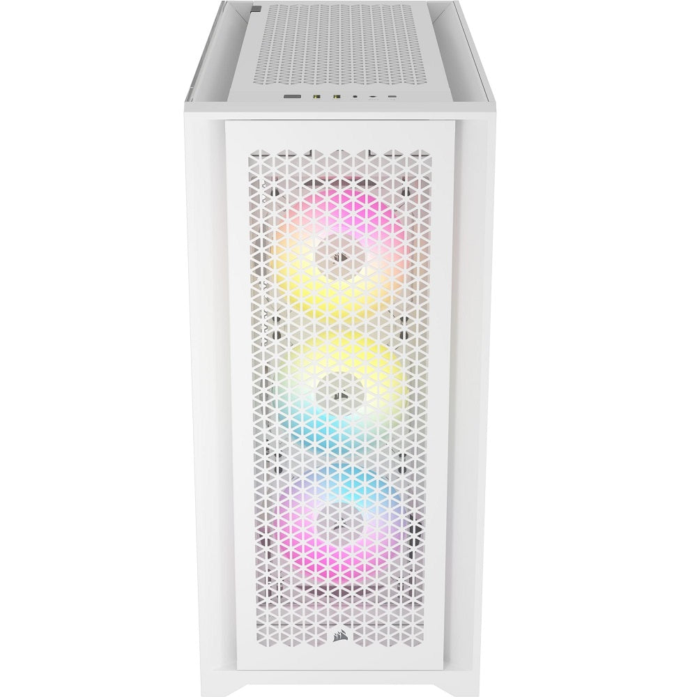 Corsair iCUE 5000D RGB Airflow Mid-Tower White PC Case (CC-9011243-WW) image 2