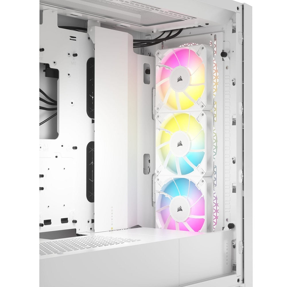 Corsair iCUE 5000D RGB Airflow Mid-Tower White PC Case (CC-9011243-WW) image 4