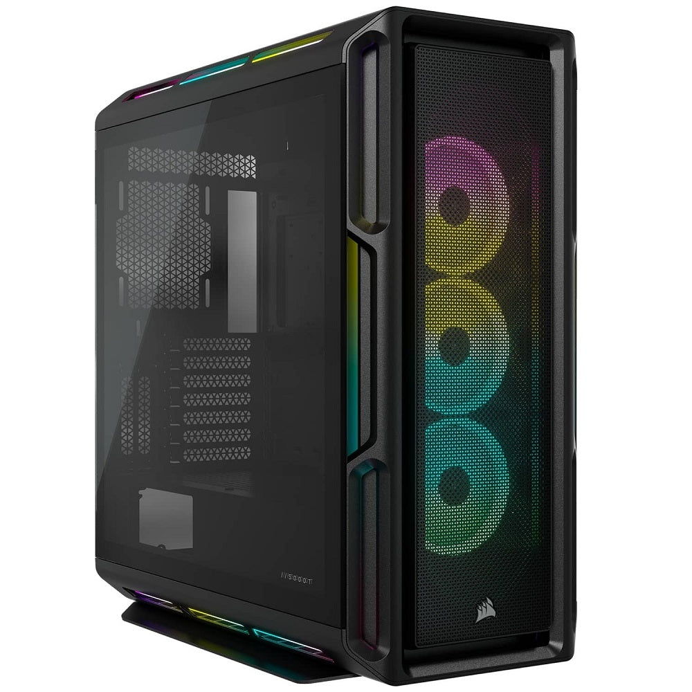 Corsair iCUE 5000T RGB Tempered Glass Mid-Tower ATX PC Case – Black (CC-9011230-WW) image 1