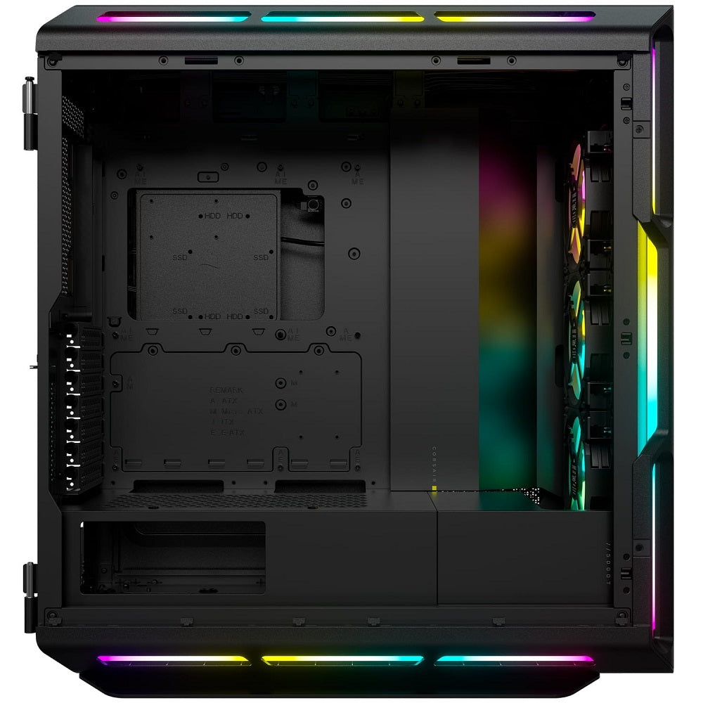 Corsair iCUE 5000T RGB Tempered Glass Mid-Tower ATX PC Case – Black (CC-9011230-WW) image 3