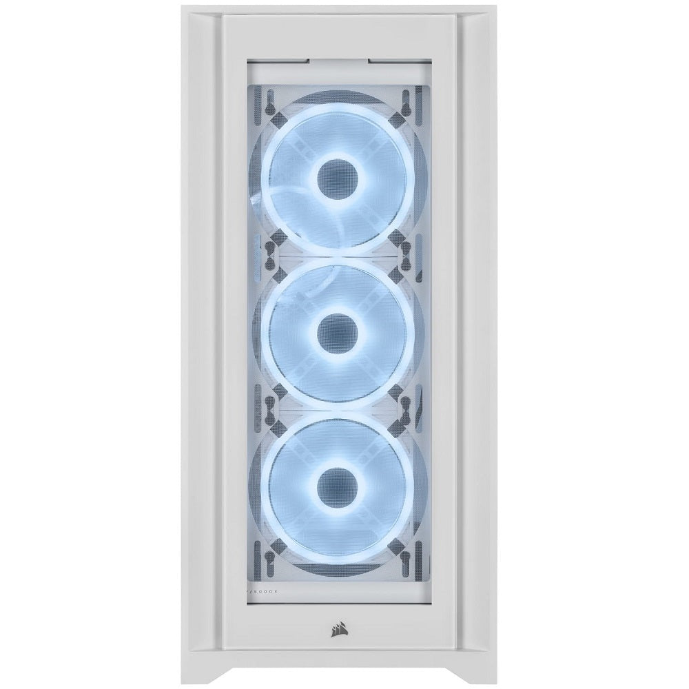 Corsair iCUE 5000X RGB QL Edition Mid-Tower ATX Case – True White (CC-9011233-WW) image 2