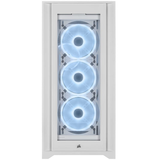 Corsair iCUE 5000X RGB QL Edition Mid-Tower ATX Case – True White (CC-9011233-WW) image 2
