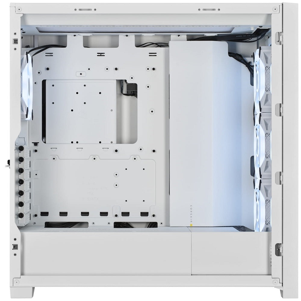 Corsair iCUE 5000X RGB QL Edition Mid-Tower ATX Case – True White (CC-9011233-WW) image 3