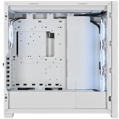 Corsair iCUE 5000X RGB QL Edition Mid-Tower ATX Case – True White (CC-9011233-WW) — side view