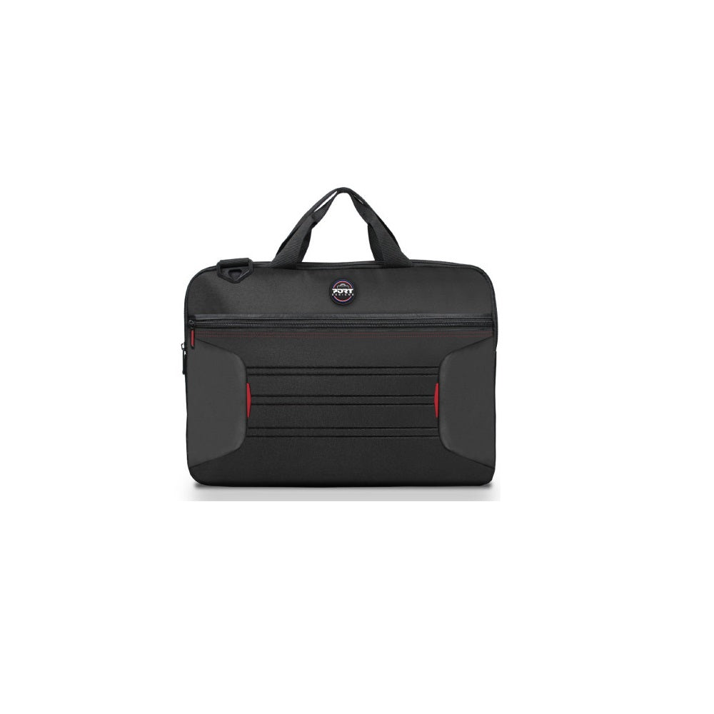 Port Designs 15.6-inch Toploading Laptop Bag and Wireless Mouse Bundle (501873) — side view
