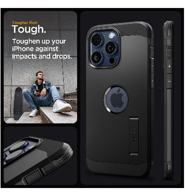 Spigen iPhone 15 Pro Premium Tough Armor Magfit Case Black product image 3