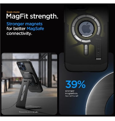 Spigen iPhone 15 Pro Premium Tough Armor Magfit Case Black product image 5