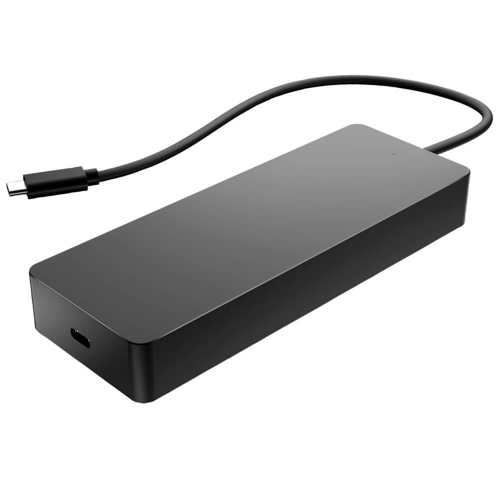 HP Universal USB-C Multiport Hub for Business (50H55UT) — rear view