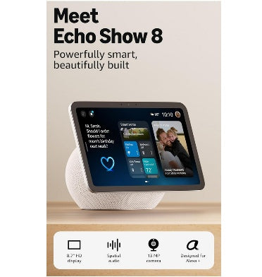 Amazon Echo Show 8 Glacier White (2025) product image 2