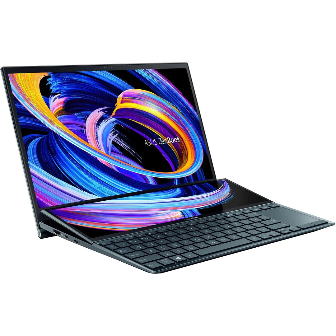 ASUS Zenbook Duo 14 UX482 Notebook PC – Core i7-1195G7 / 14.0″ FHD / 16GB RAM / 512GB SSD / NVIDIA GeForce MX450 2GB GDDR6 Gr