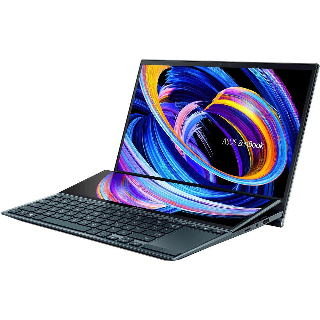 ASUS Zenbook Duo 14 UX482 Notebook PC – Core i7-1195G7 / 14.0″ FHD / 16GB RAM / 512GB SSD / NVIDIA GeForce MX450 2GB GDDR6 Gr