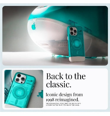 Spigen iPhone 15 Pro Premium Classic C1 Magfit Case Bondi Blue product image 3