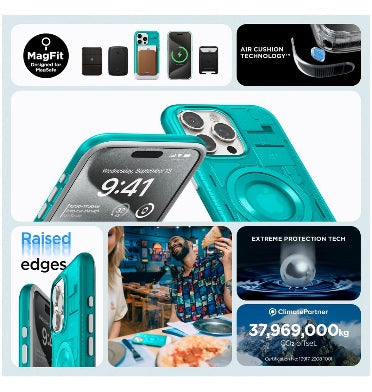 Spigen iPhone 15 Pro Premium Classic C1 Magfit Case Bondi Blue product image 7