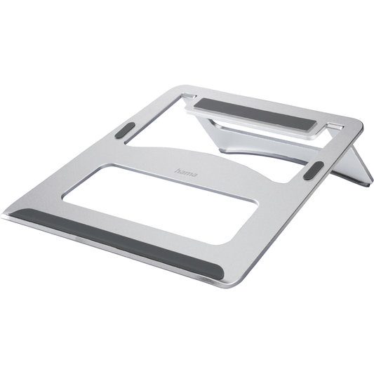 Hama Aluminum Notebook Stand – Silver (53059) image 2