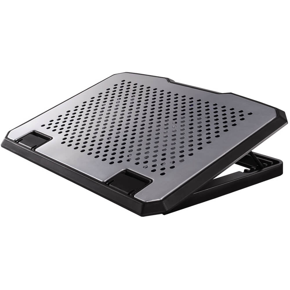Hama Notebook Cooler – Aluminum (53064) — side view