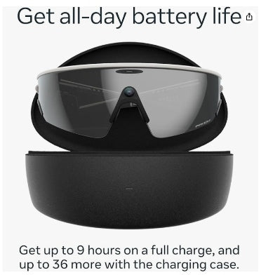 Oakley Meta Vanguard Athletic Smart Glasses White/Prizm Black product image 7