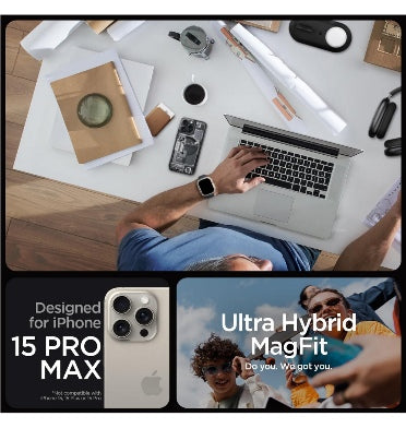 Spigen iPhone 15 Pro Max Premium Ultra Hybrid Magfit Case Zero One product image 2