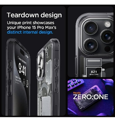 Spigen iPhone 15 Pro Max Premium Ultra Hybrid Magfit Case Zero One product image 3