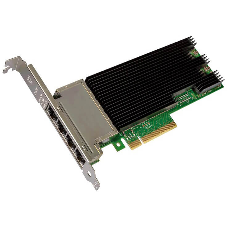Dell Intel X710 Quad Port 10gbe Base-T PCIe Adapter (540-Bbvb)